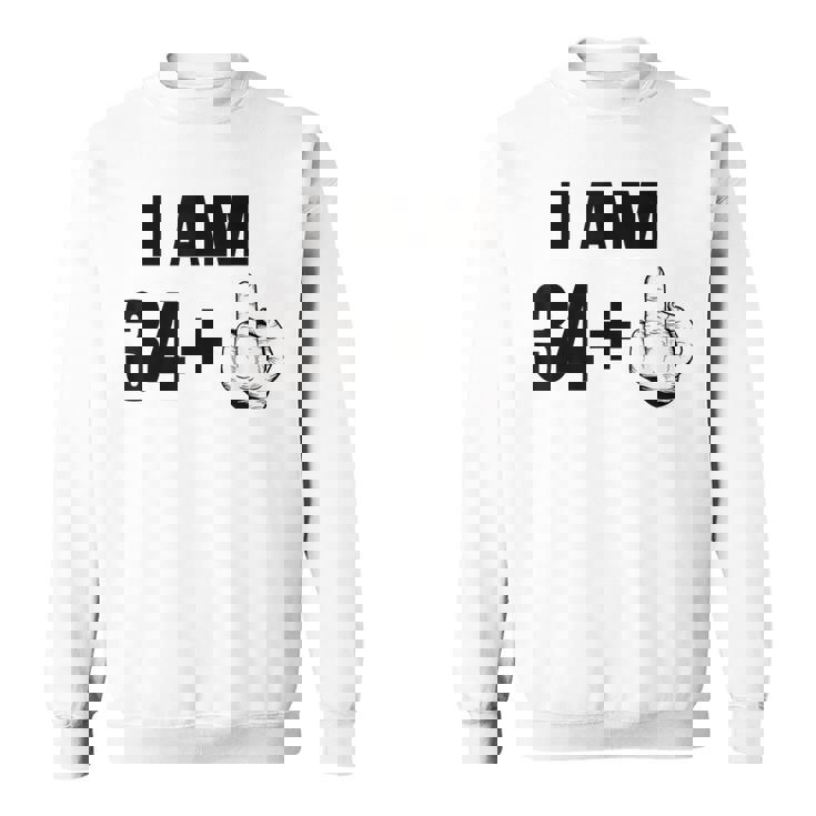 35歳の誕生日 35歳の誕生日男性 35年 35歳の人生 スウェットシャツ