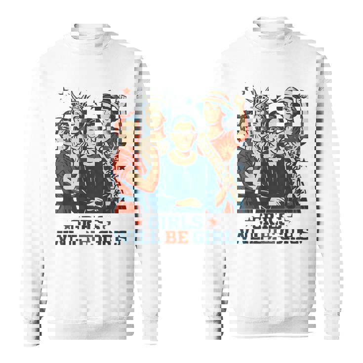 4Th Of July Toddler American Flag Classic Usa Equal Rights Sweatshirt