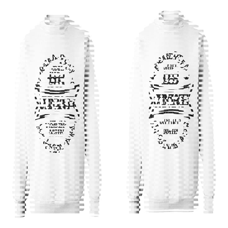 60Th Birthday 60歳 1965年生まれ ヴィンテージ 60年 スウェットシャツ