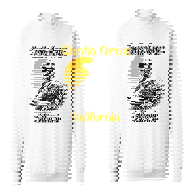 70S 80S Ca レトロ サーフィン ペリカン サンタクルーズ スウェットシャツ