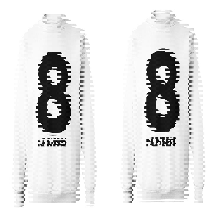 8 数字 スウェットシャツ