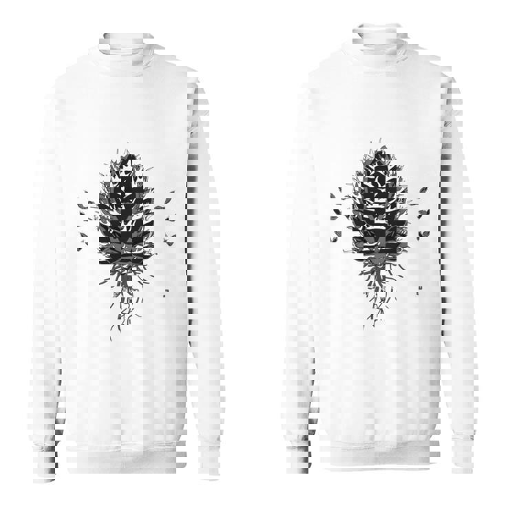 Agave Titanota【アガベ品質管理人】白鯨 ボタニカル 長袖tシャツ スウェットシャツ