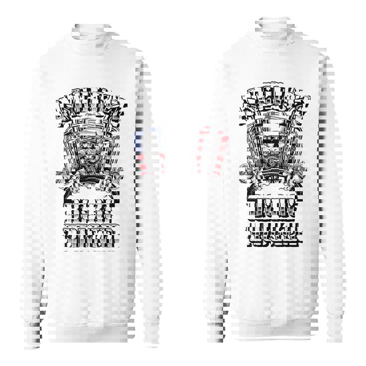 American Big Rig Trucker Heavy Haulage バックプリント スウェットシャツ