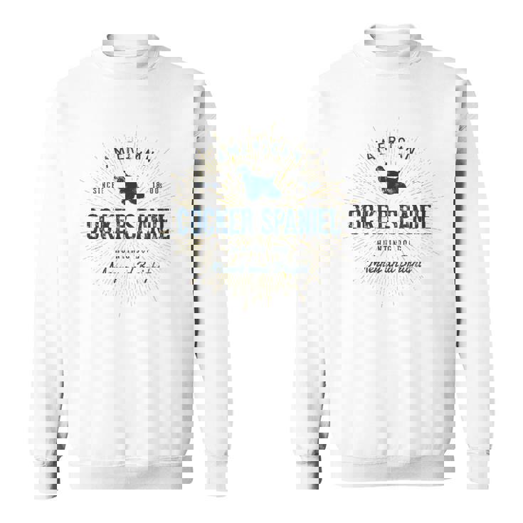 American Cockerpaniel ギフトヴィンテージアメリカン・コッカー・スパニエル スウェットシャツ