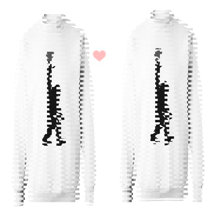 Asl Bigfoot I Love Youign Language Bigfoot I Love You Asl スウェットシャツ
