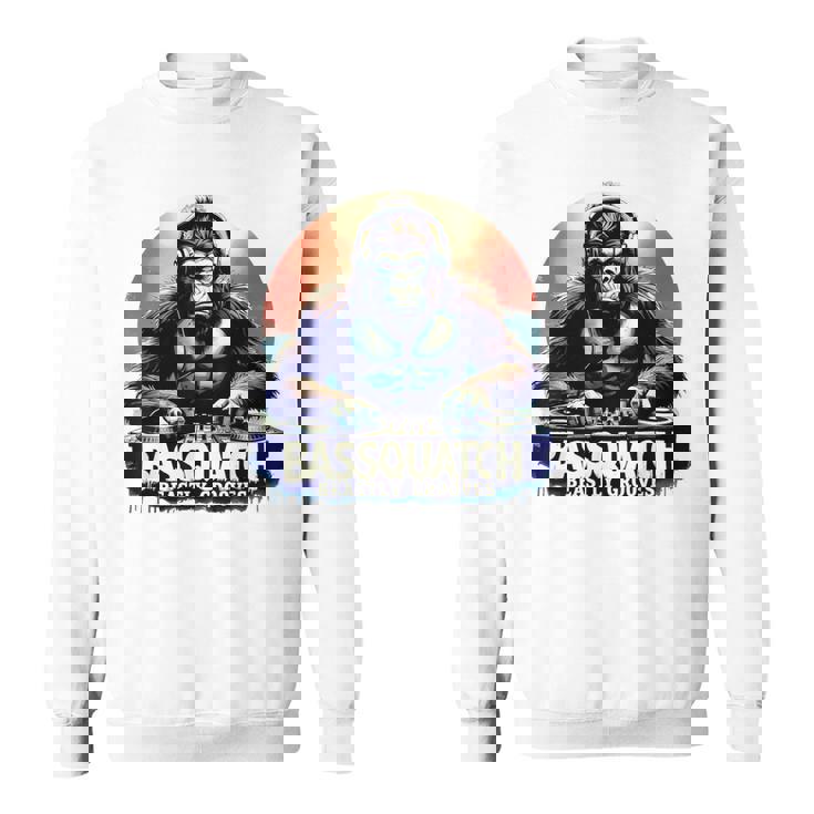 Bassquatch 音楽愛好家のためのサスカッチdjデザイン スウェットシャツ