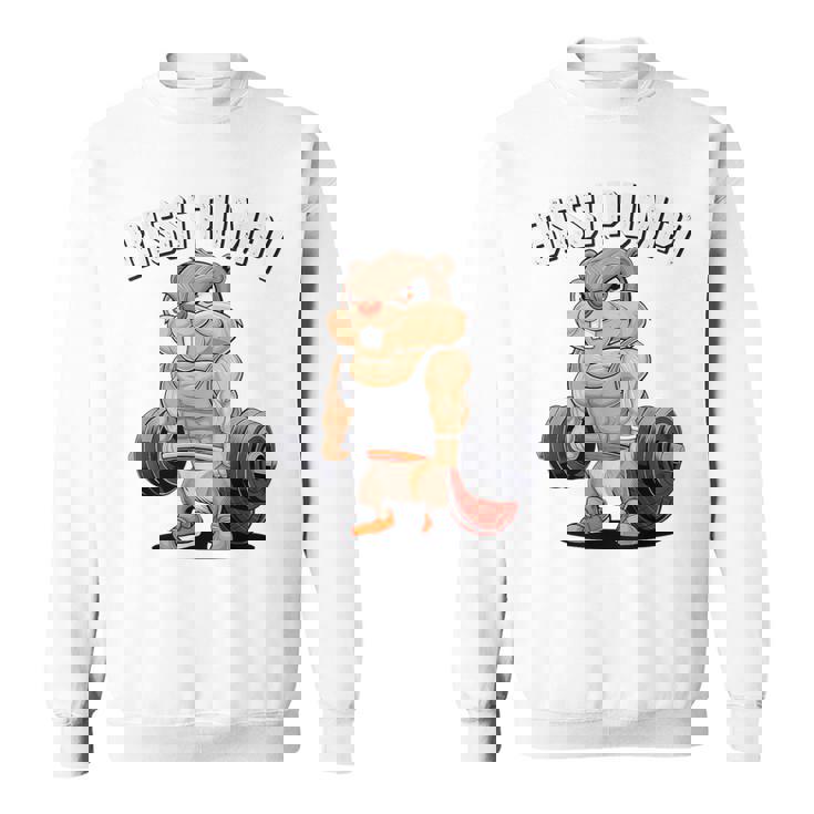 Bissi Pumpi Gym Fitness Meme Bobr Bissi Pumpi Bober スウェットシャツ