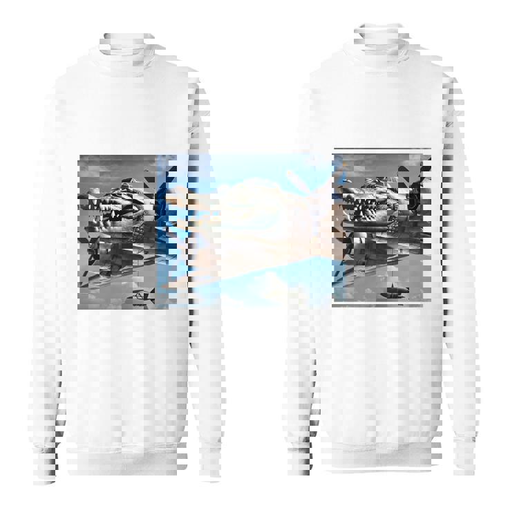 Bombardino Crocodilo イタリアンブレインロットミーム 長袖tシャツ スウェットシャツ