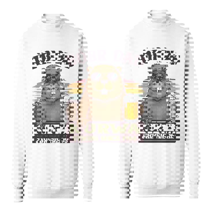 Bòbr Dad Kurwatrongince 1966 Bòbr Kurwa Birthday 長袖tシャツ スウェットシャツ