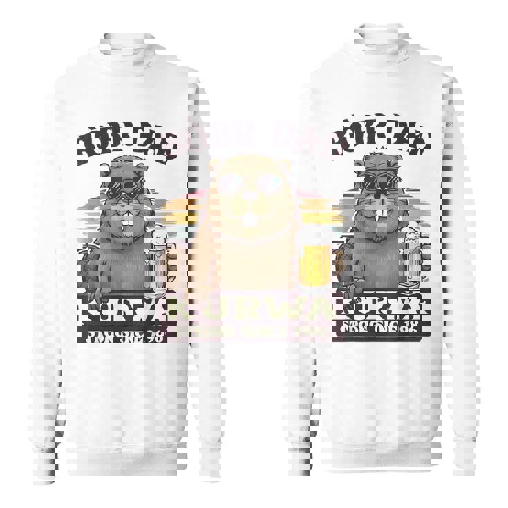 Bòbr Dad Kurwatrongince 1986 Bòbr Kurwa Birthday スウェットシャツ