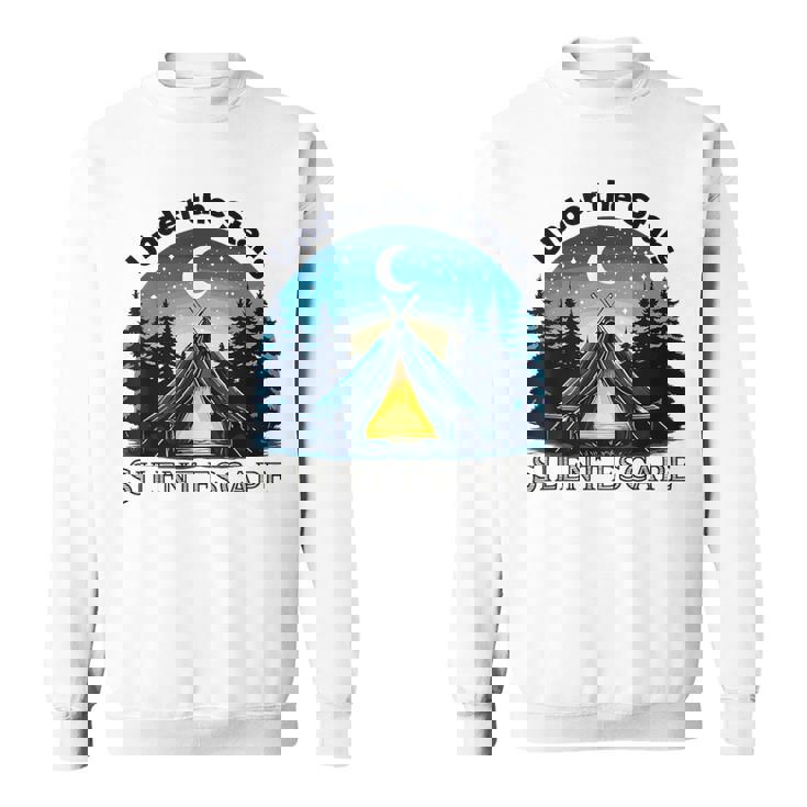 Campingtars タイムアウト リラックス ホリデー キャンプ キャンパー 自然 スウェットシャツ