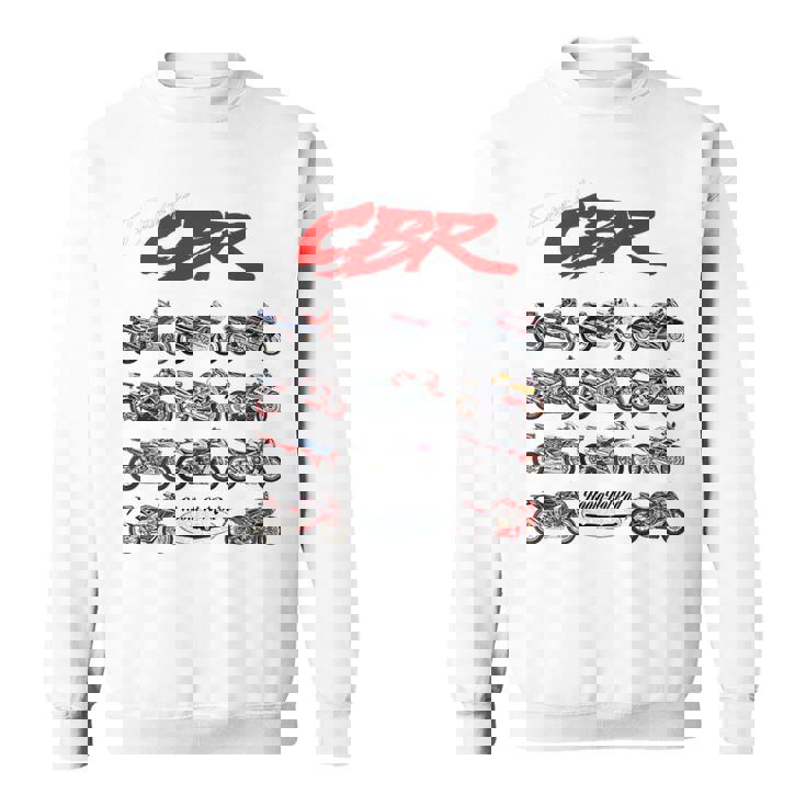 Cbr、オートバイ、バイク、バイカー、スポーツバイクの進化。 スウェットシャツ