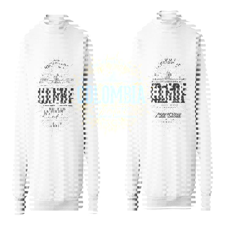 Colombia レトロなスタイルのヴィンテージコロンビア スウェットシャツ