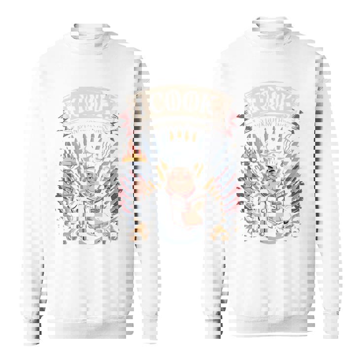 I Cook And I Know Things シェフクックヘルパー 長袖tシャツ スウェットシャツ