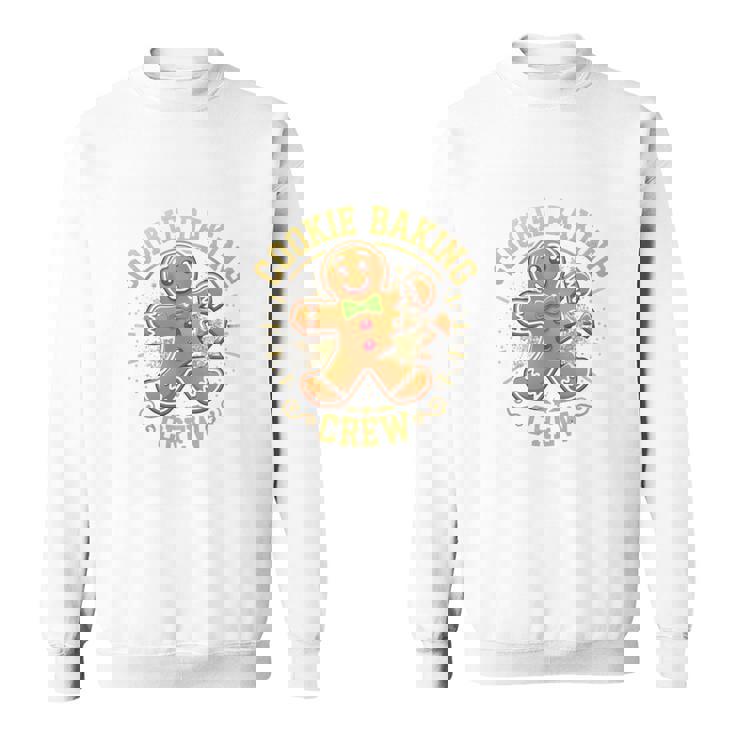 Cookie Baking Crew ジンジャーブレッドマン おもしろクリスマスベーキング 長袖tシャツ スウェットシャツ