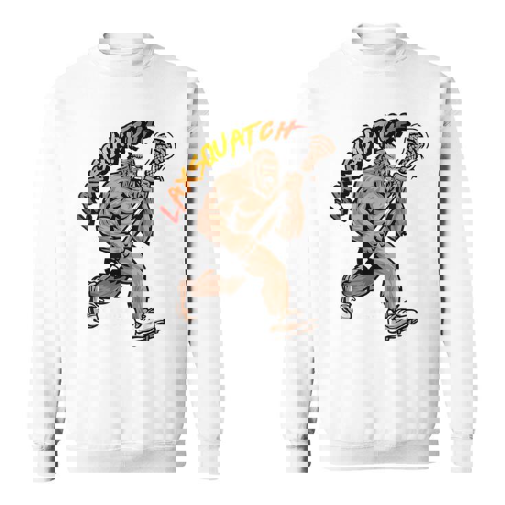 D-Pole Longtick Bigfoot Lacrosse Player Laxsquatch スウェットシャツ