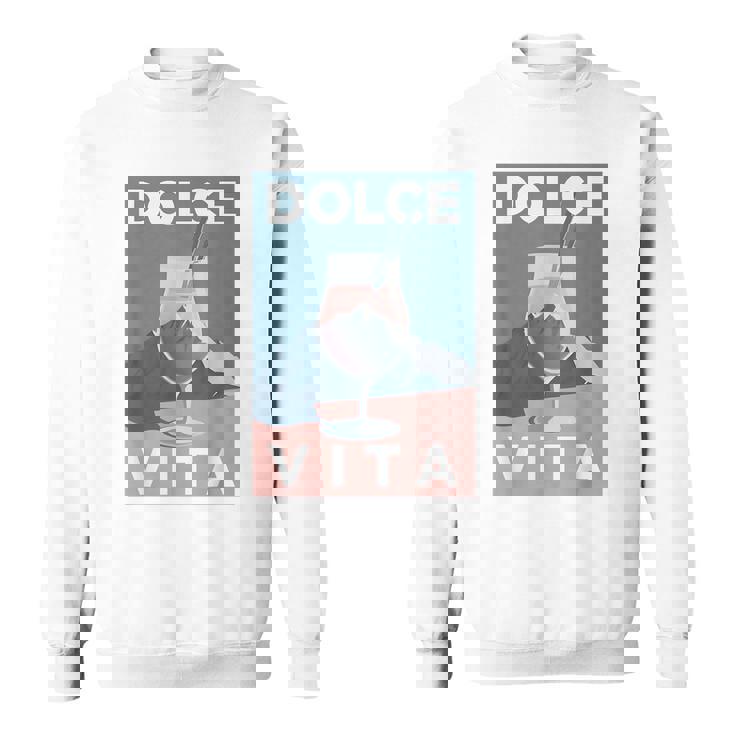 Dolceita Aesthetic Painting Italia Mountains Hikingpritz スウェットシャツ