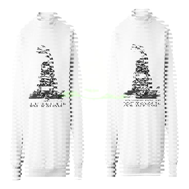 Don't' Tread On Me シャツ メンズ ガズデンフラッグ ブラック スネーク スウェットシャツ