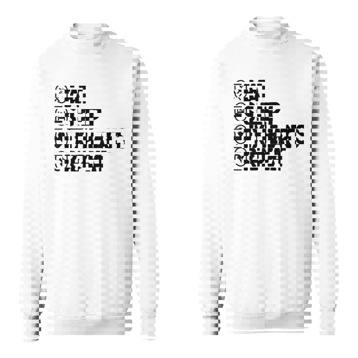 Eatleep Fix Heartsリピート心臓専門医心臓病学 スウェットシャツ