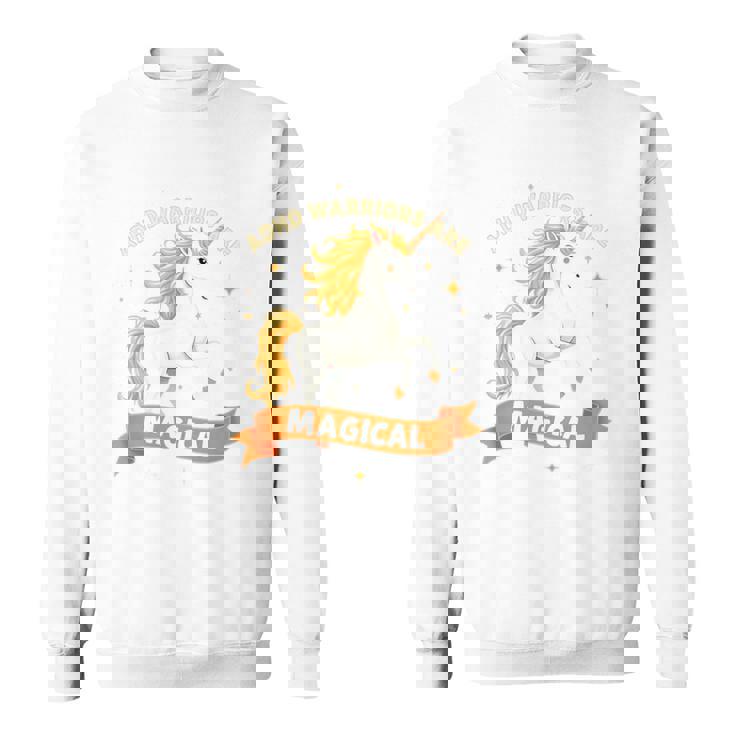 Empowered Adhd Warrior Unicorn Neurodiversity Pride 長袖tシャツ スウェットシャツ