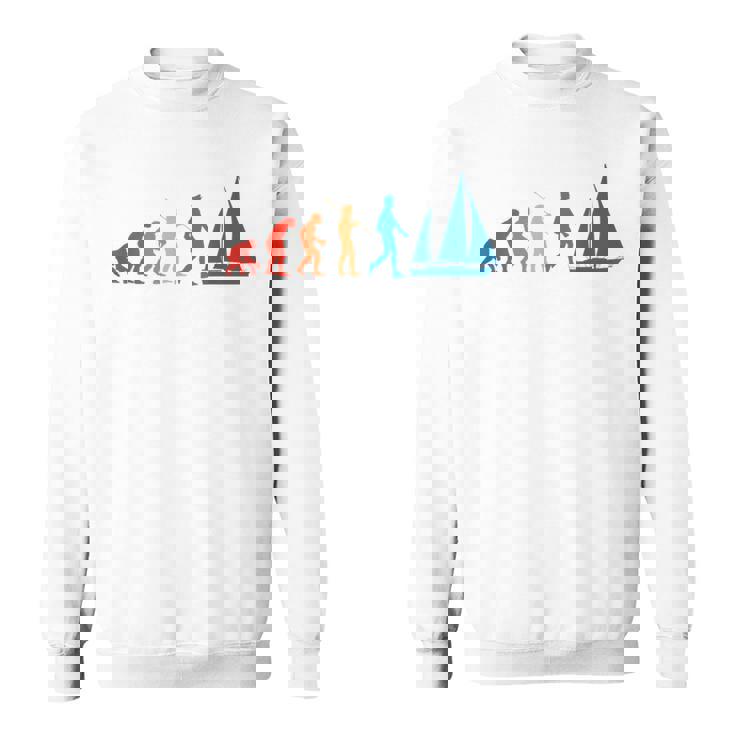 Evolution Graphic ヨット 船長 セーリング 海 ボート ヨット スウェットシャツ