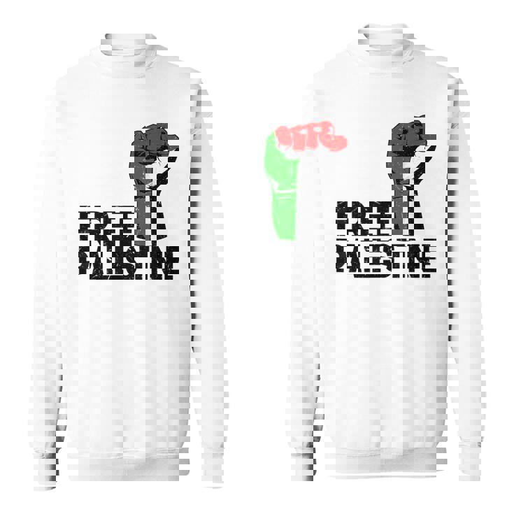 Free Palestine パレスチナの旗無料パレスチナ スウェットシャツ