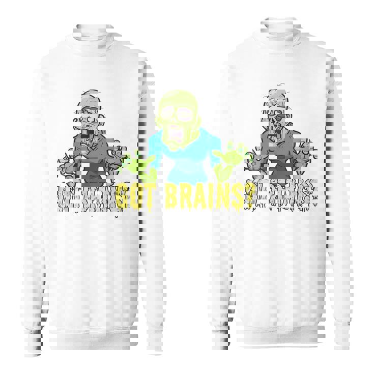 Got Brains Hungry Zombie ハロウィン 漫画 ゾンビ スウェットシャツ