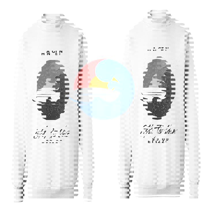 Hang 10 Catch The Waves サーフボード サーフ サーフィン スウェットシャツ