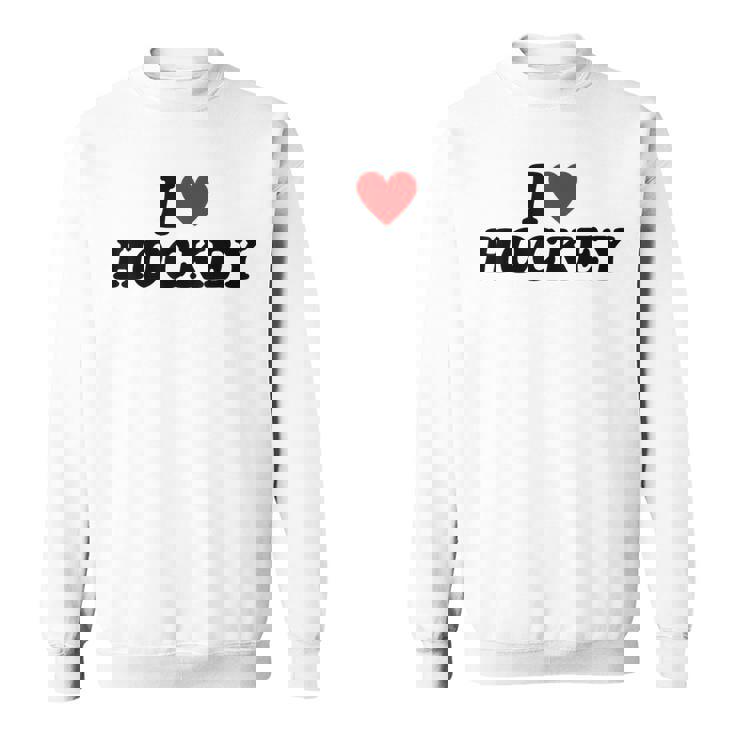 I Heart Hockey スウェットシャツ