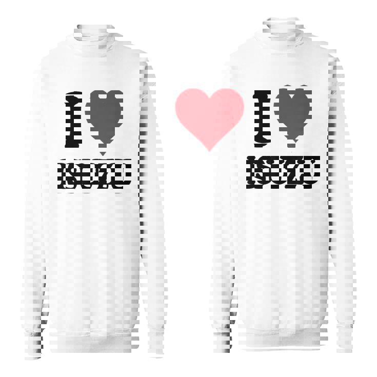 I Heart いすゞ ファーストネーム I Love パーソナライズ スウェットシャツ