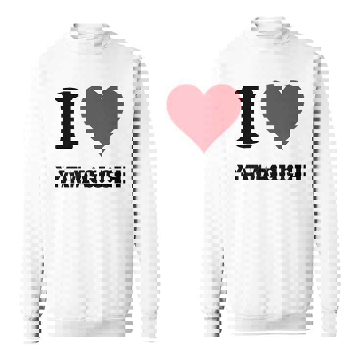 I Heart 山口 Japan Love 日本土産 スウェットシャツ