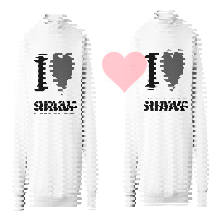 I Heart 白川ジャパンラブ 日本土産 スウェットシャツ