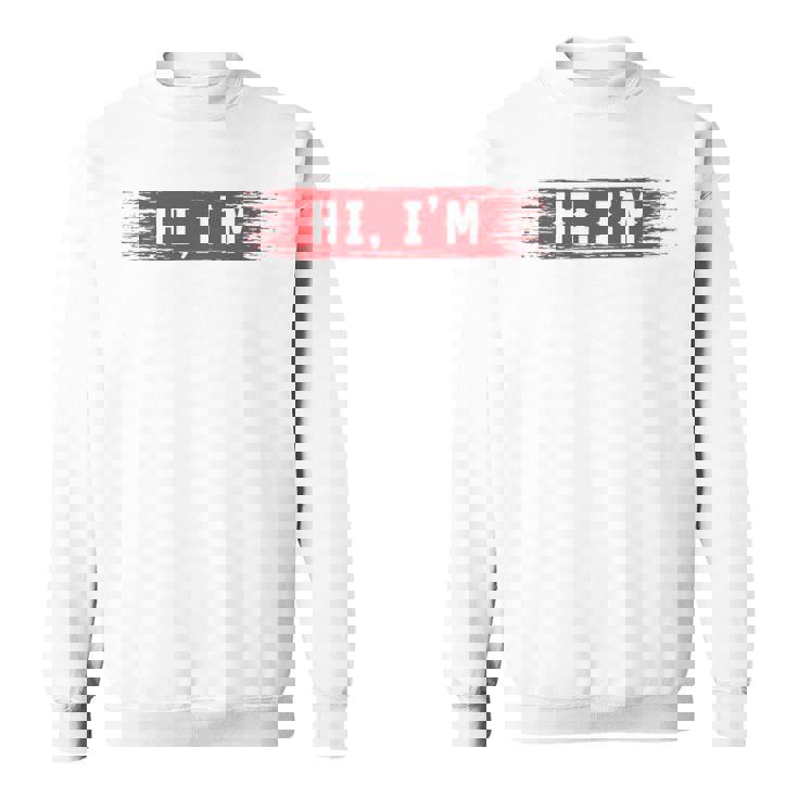 Hi I'm Tommy 名前 Tommy 長袖tシャツ スウェットシャツ