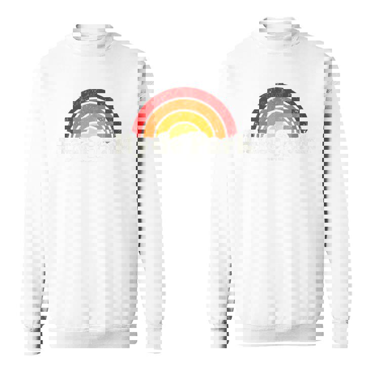 Hyde Park New York Ny ヴィンテージ 70年代 レトロレインボーデザイン スウェットシャツ