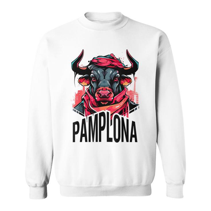 Ilustración Divertida Toroan Fermines De Pamplona Camisa de entrenamiento