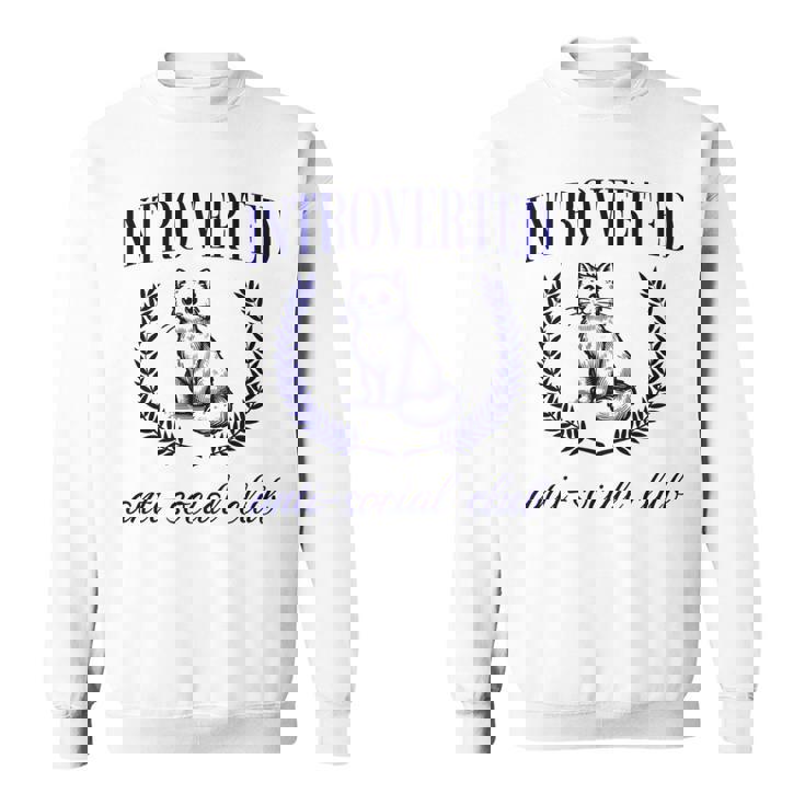 Introverted Antiocial Club 長袖tシャツ スウェットシャツ