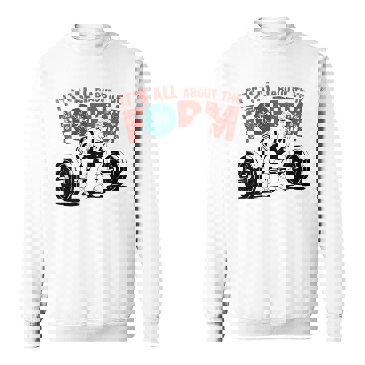 It's All About The Form デッドリフティング トランプ ワークアウト ジム 面白い 長袖tシャツ スウェットシャツ