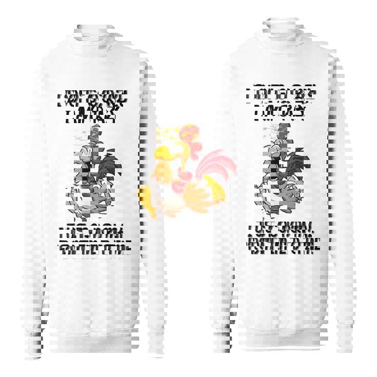 Je Ne Deviens Pas Fou Jeuis Fou Je Deviens Juste Normal Sweater e