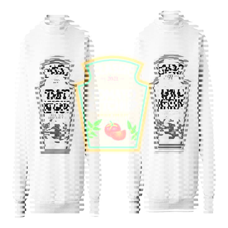 Ketchup ハロウィンコスチューム トマトマッチング ハロウィンケチャップ スウェットシャツ