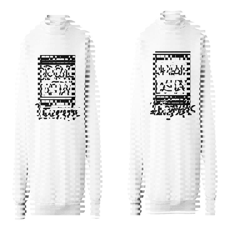 Last Day サイン入り 卒業 3年生 記念品 スウェットシャツ