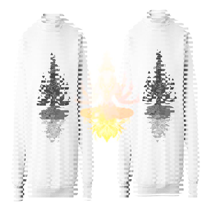 Lele ヒンドゥー教の神 ヴィシュヌ・ガネーシャ・シヴァモチーフ スウェットシャツ