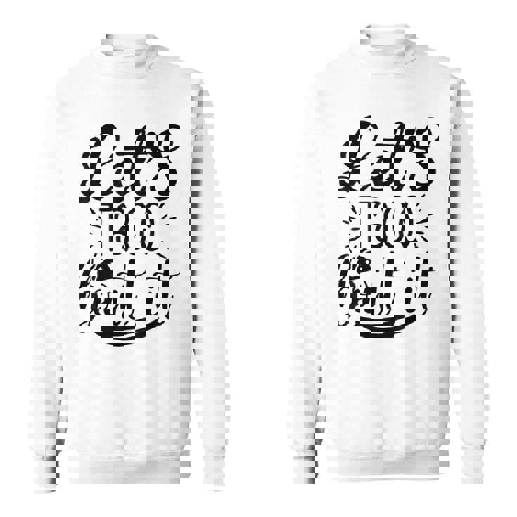 Let's Taco Bout It 面白い メキシコ料理 タコス シンコ・デ・マヨ スウェットシャツ