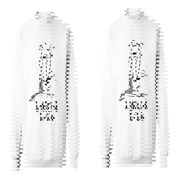 Let Me Do It For You Meme ロングノーズドッグ ボルゾイ ファニードッグ スウェットシャツ