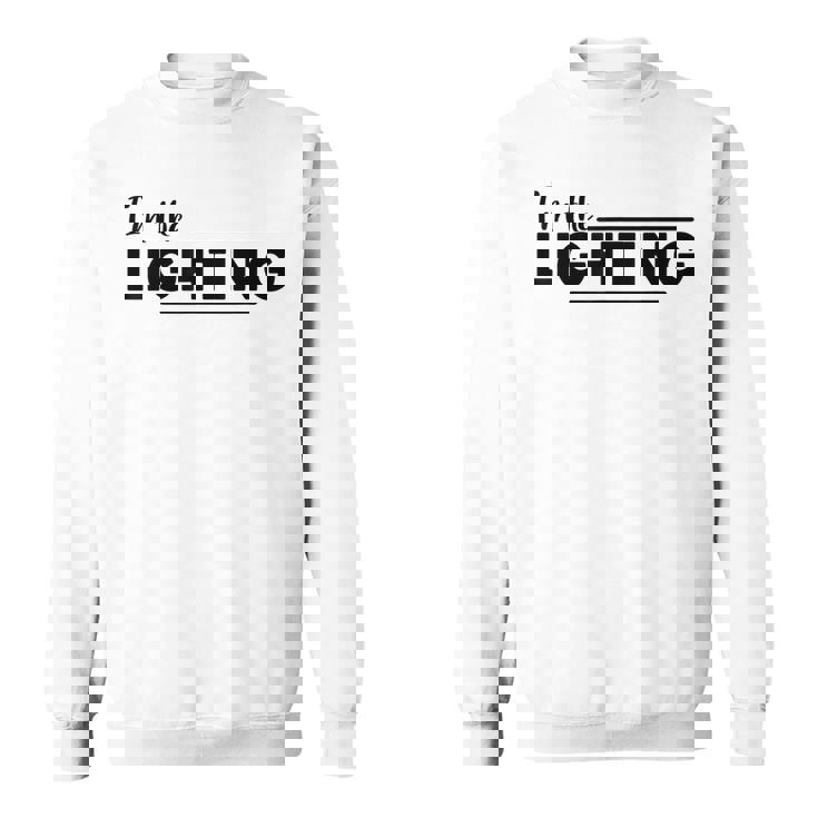 The Lightning The Thunder 面白いカップルマッチング スウェットシャツ