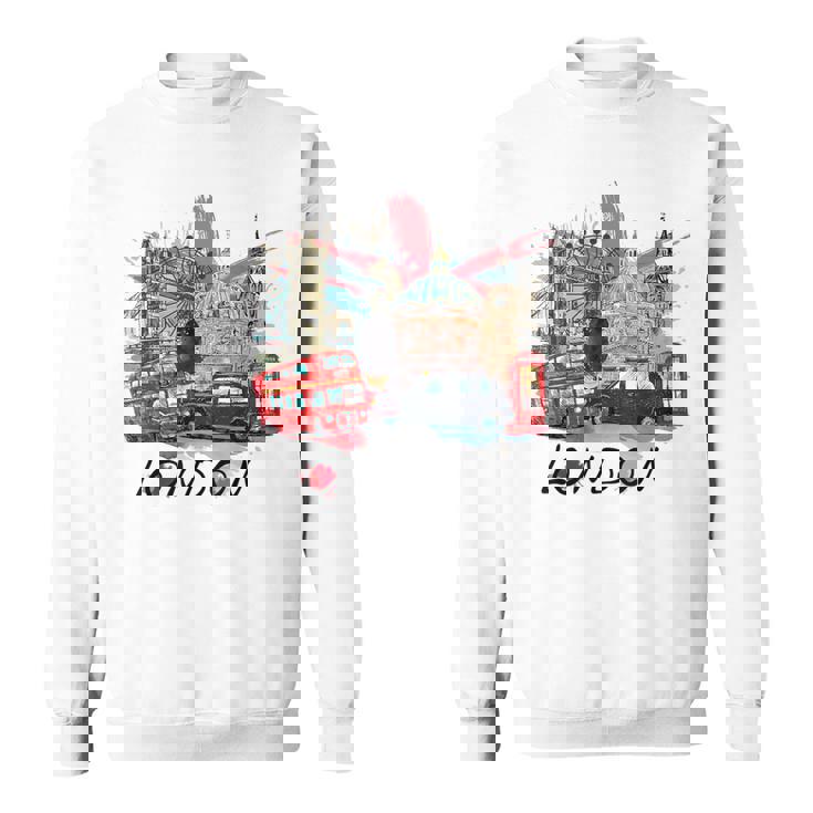 London Uk イギリス ノベルティ グラフィック お土産 ロンドン スウェットシャツ