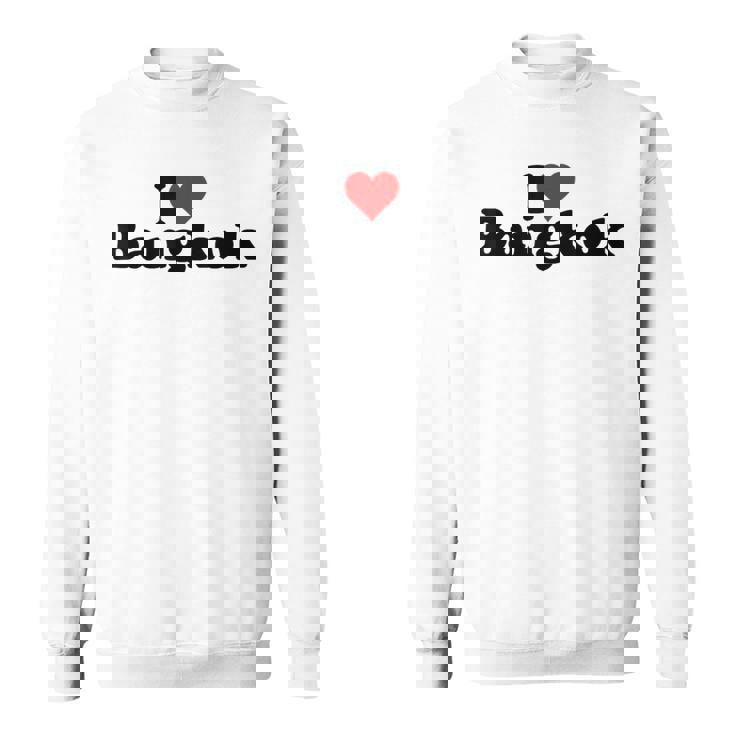 I Love Heart Bangkok タイ Bk Bkk スウェットシャツ