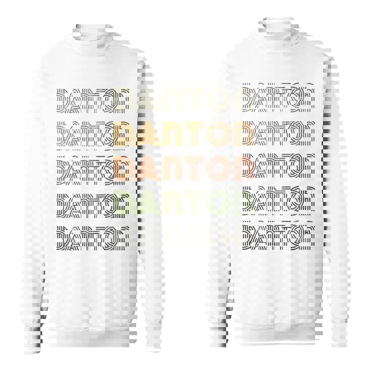 Love Heart Danton グランジ ビンテージスタイル ブラック ダントン 長袖tシャツ スウェットシャツ