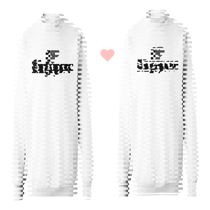 I Love Heart シンガポール スウェットシャツ