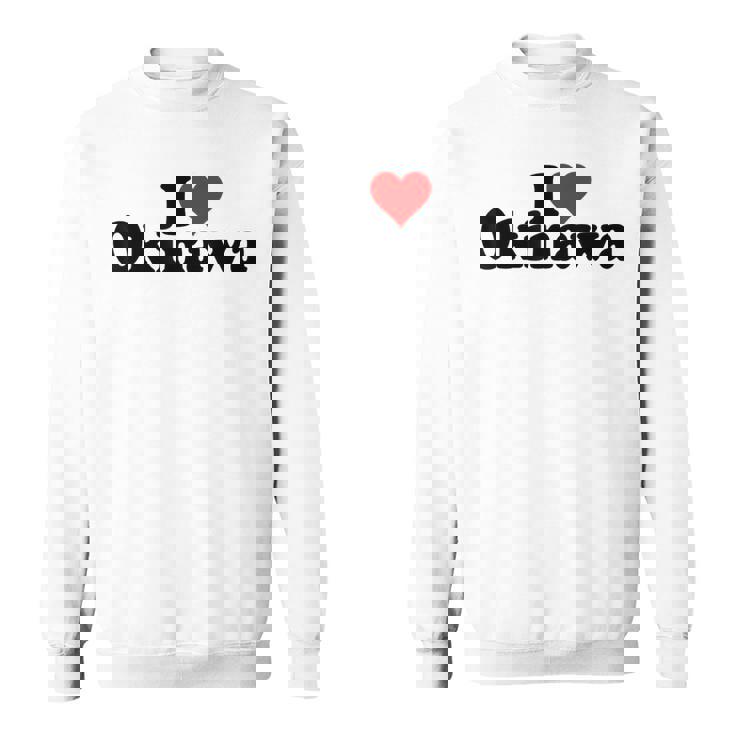 I Love Heart 沖縄ジャパン スウェットシャツ