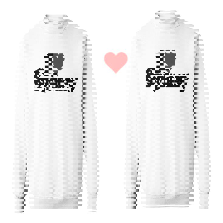 I Love Heartydneyyd Namee Australia スウェットシャツ